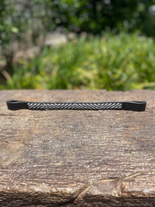 TKC Horse Browbands - Black Leather - Exceptional Equestrian 