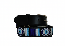 Load image into Gallery viewer, TKC Evil Eye Wide Width Belt - Silver Buckle