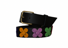 Load image into Gallery viewer, TKC Flower Power Wide Width Belt silver