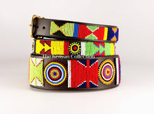 Load image into Gallery viewer, &quot;Primary&quot; Beaded Dog Collar - Exceptional Equestrian 