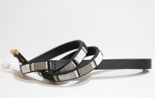 Load image into Gallery viewer, Shades of Grey Beaded Dog Lead