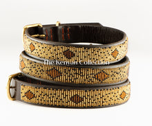 Load image into Gallery viewer, Cheetah Beaded Dog Collar