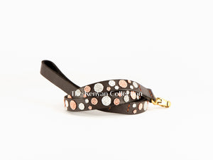 Dots Pink Beaded Dog Lead