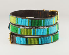 Load image into Gallery viewer, Lagoon Beaded Dog Collar