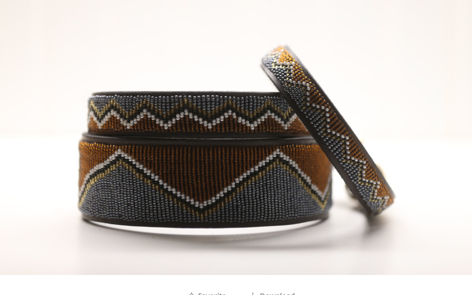 Nairobi Beaded Dog Collar