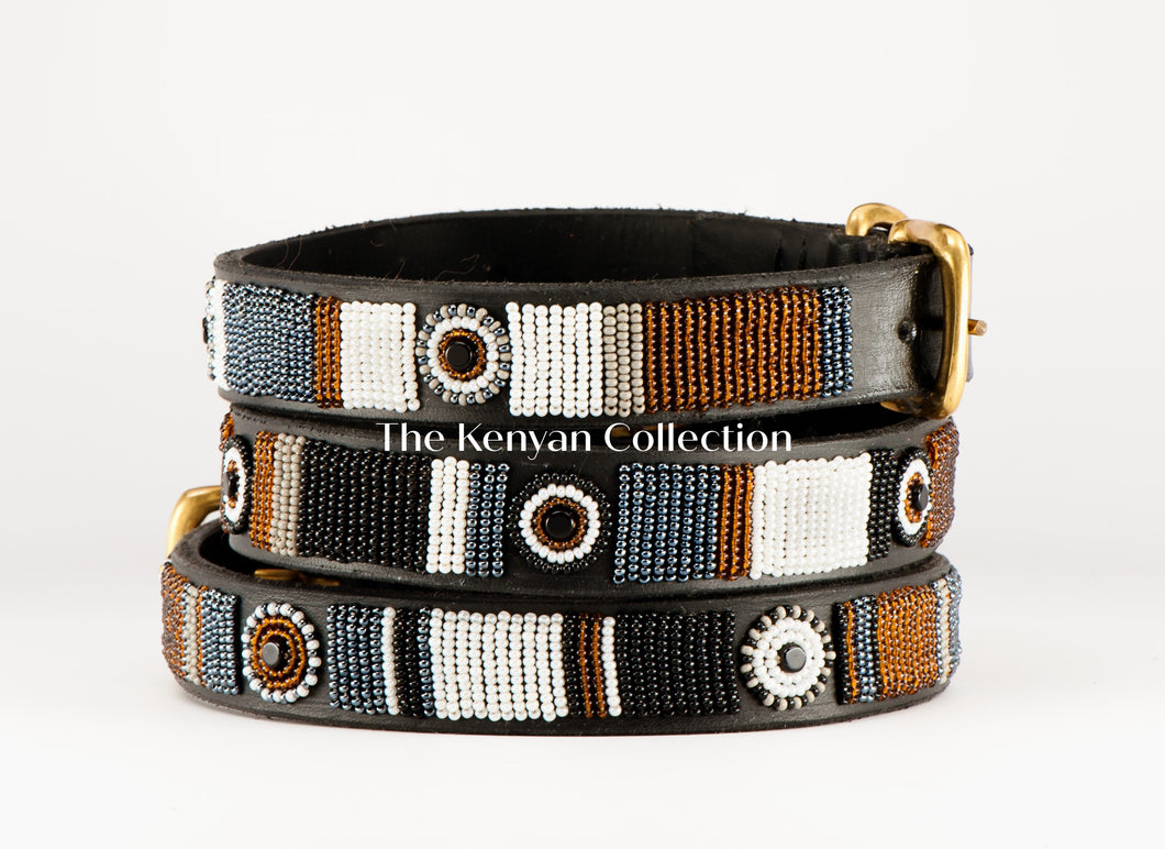 Oryx Beaded Dog Collar