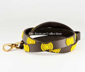 Sunshine Beaded Dog Lead