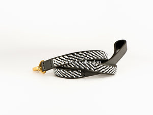 Zebra Beaded Dog Lead